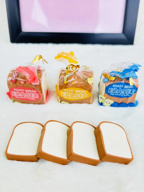 Bread Eraser - 4 Bread Erasers in a pack