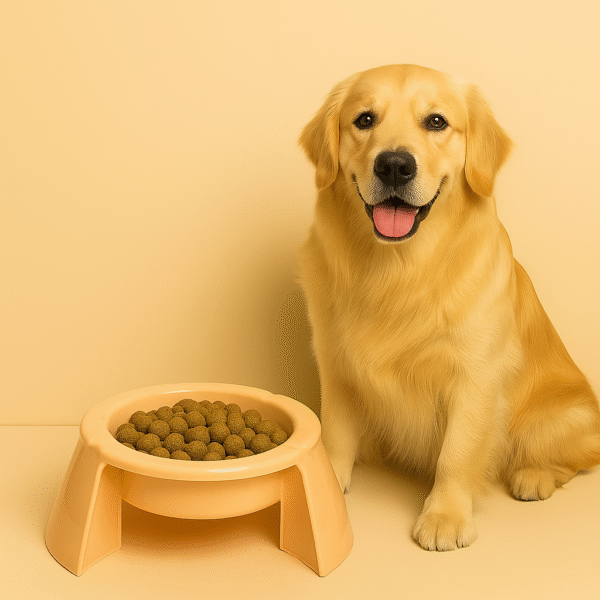 plastic dog feeder