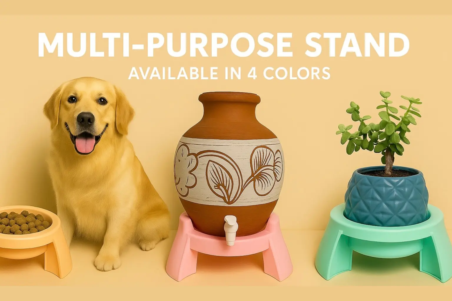 Home 8 multi-purpose plastic stand
